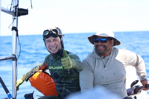 Fishing And Having Fun In The Sea