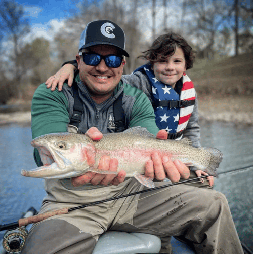 Rainbow Trout Fishing in New Braunfels, Texas