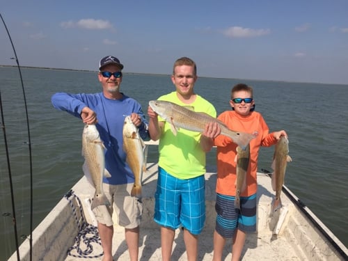 Redfish Fishing in Port Mansfield, Texas