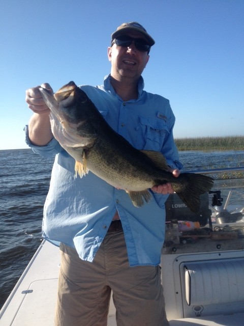 Largemouth Bass Fishing in Okeechobee, Florida