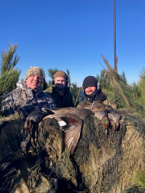 Open Water Scissor Rig Duck Hunts