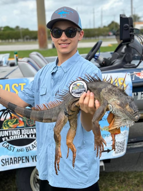 Guided Air Rifle Iguana Hunts | Elite Hunts | Trophy Hunts