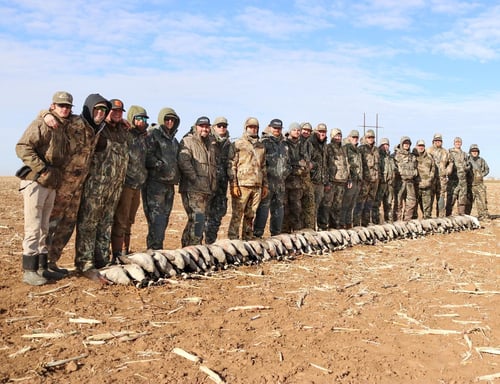 Texas Panhandle Goose Hunt