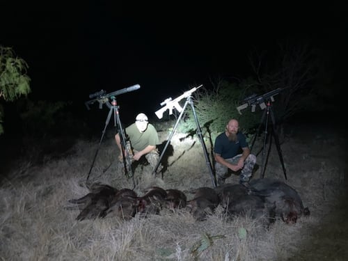 Hog Fishing in Rising Star, Texas