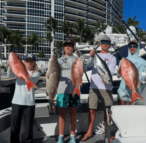 Blackfin Tuna, Gag Grouper, Red Snapper Fishing in Miami Beach, Florida