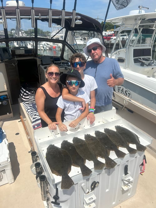 Flounder Fishing in Hampton Bays, New York