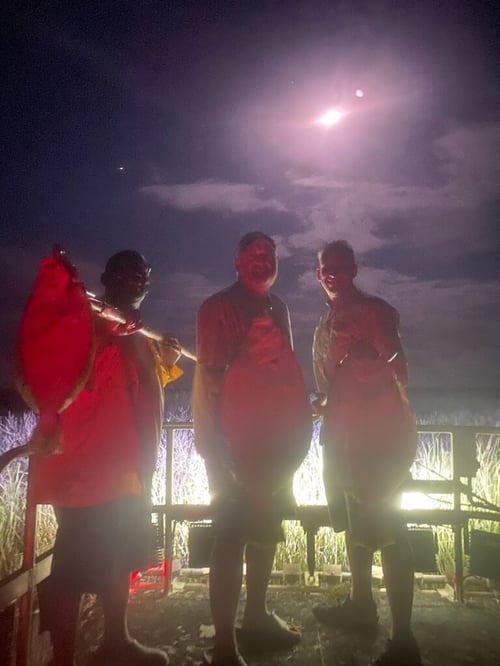 Night Time Flounder Gigging