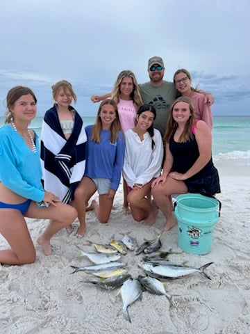 Florida Pompano Fishing in Santa Rosa Beach, Florida