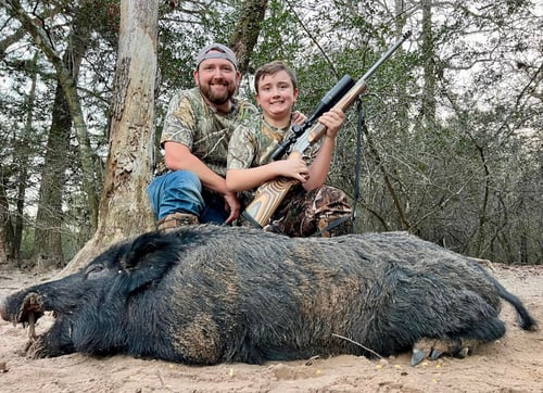 Hog Hunting in Groesbeck, Texas
