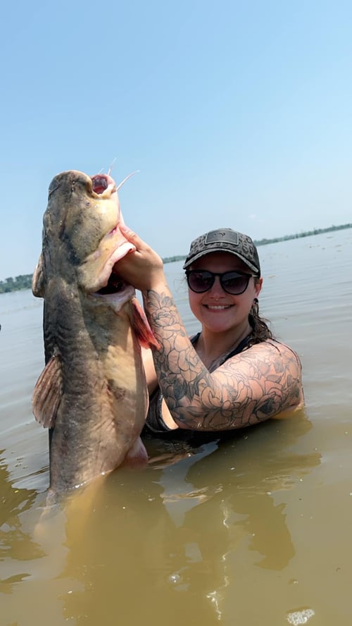 Flathead Catfish Fishing in Lockesburg, Arkansas