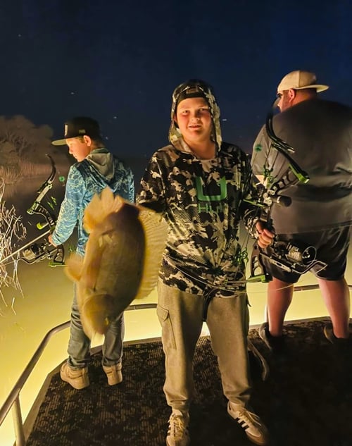 Bowfishing in Port O' Connor Texas