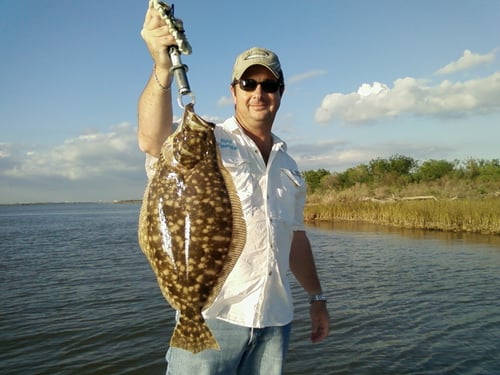 Wade fishing Galveston Bay