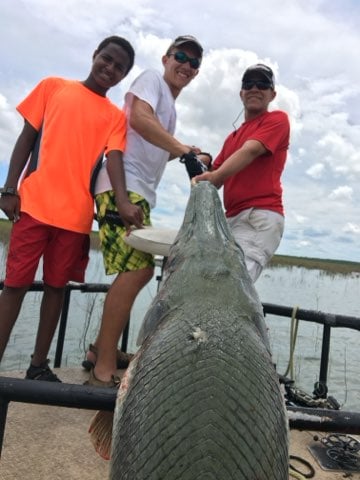 Alligator Gar Rod and Reel Trip