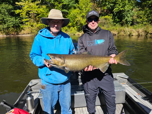 River fishing salmon or steelhead 