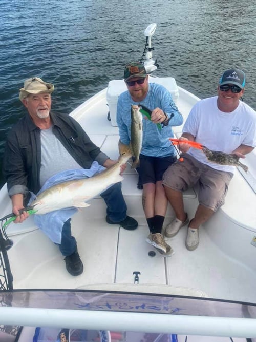 Flounder, Redfish, Speckled Trout Fishing in Texas City, Texas