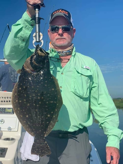 Flounder Fishing in Saint Bernard, Louisiana