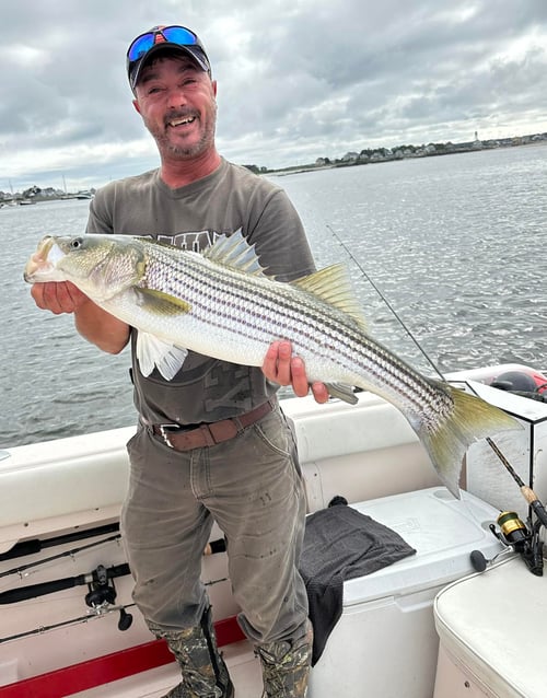 4 hr Inshore Striper and Blues