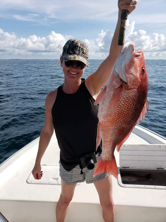 Big red snapper in Destin Florida