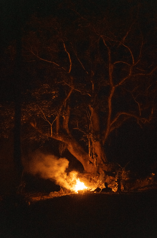 Bonfire on Kilimanjaro