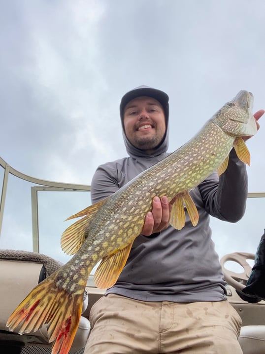 Northern Pike with Guide Spencer in Iowa