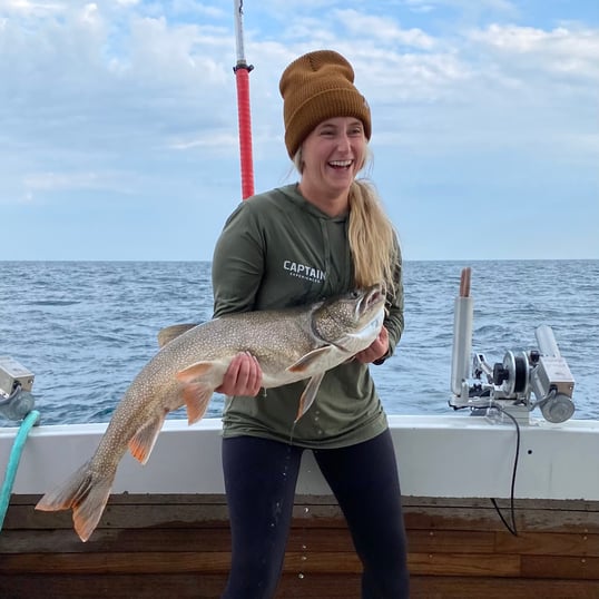 Lake Michigan Lake Trout With Captain Shane