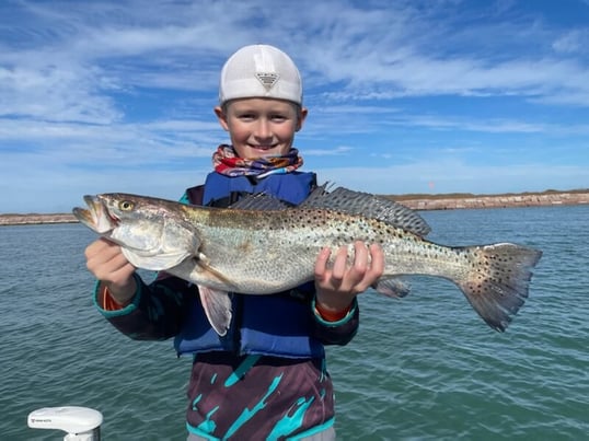 Port Aransas Speckled Trout With Captain JR