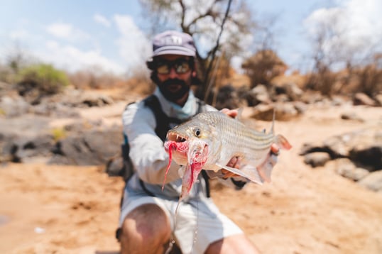 Austin With A Tiger Fish