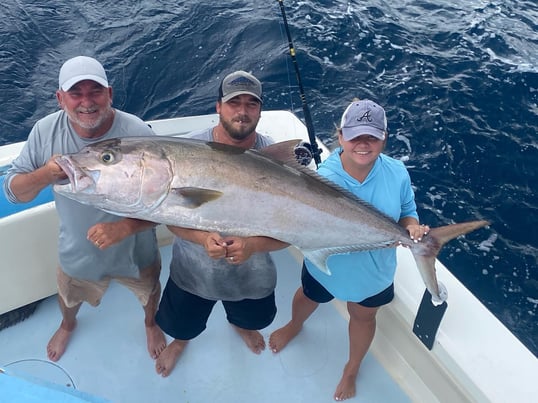 Destin Trolling and Bottom Fishing for amberjack