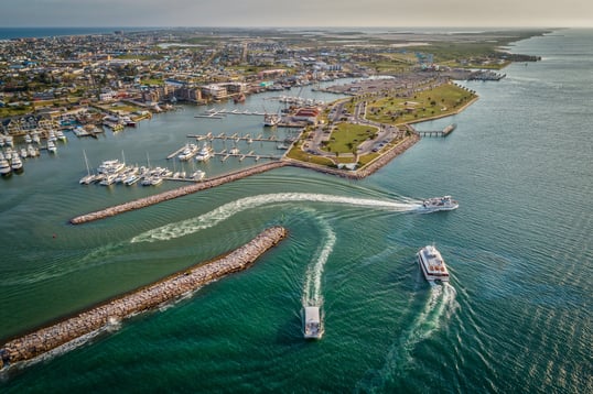 Port Aransas Texas Aerial