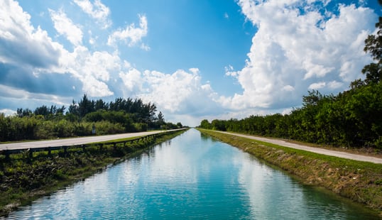 canal in Miami Florida