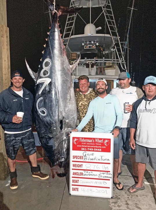 port aransas fishing record bluefin tuna
