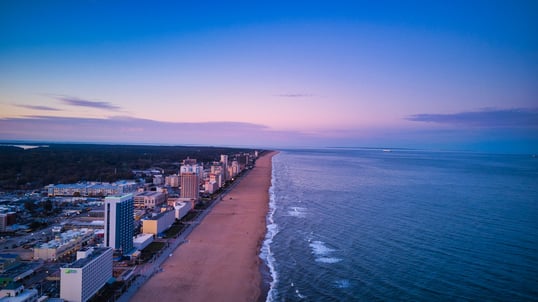 Sunset in Virginia Beach