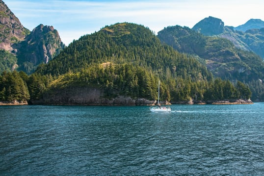 Sailboat in Alaska