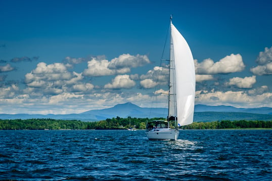 Sailboat in Vermont