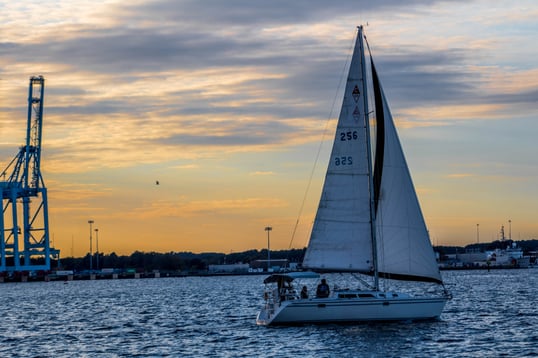 sailboat in Virginia