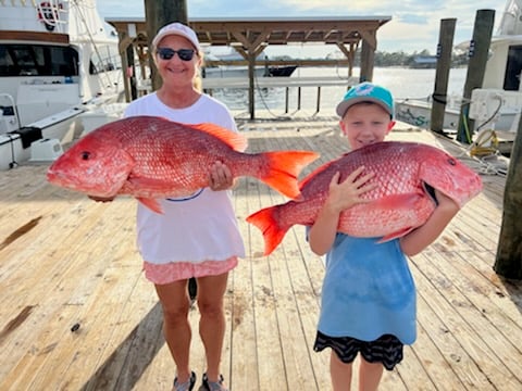 Red Snappers Caught Near Orange Beach AL