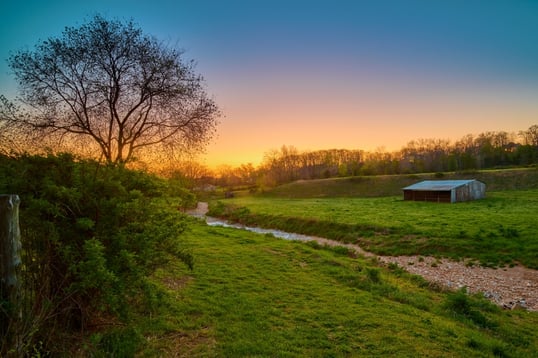 Farm land in Arkansas