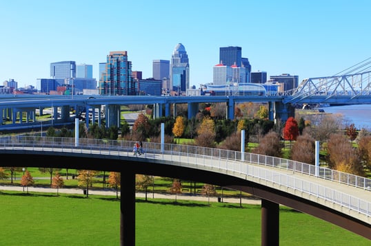 Louisville, Kentucky Skyline