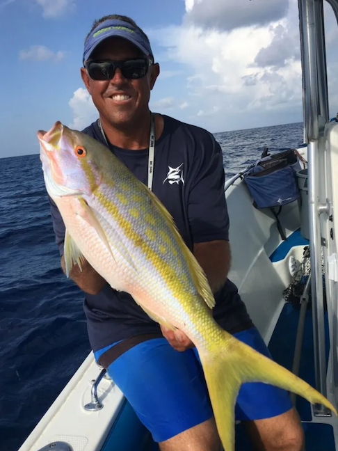 Yellowtail Snapper Caught Near Marathon, Florida