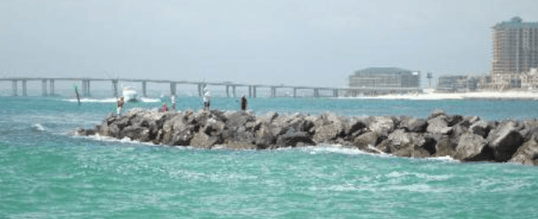 Fishing Off Of The Destin Jetties