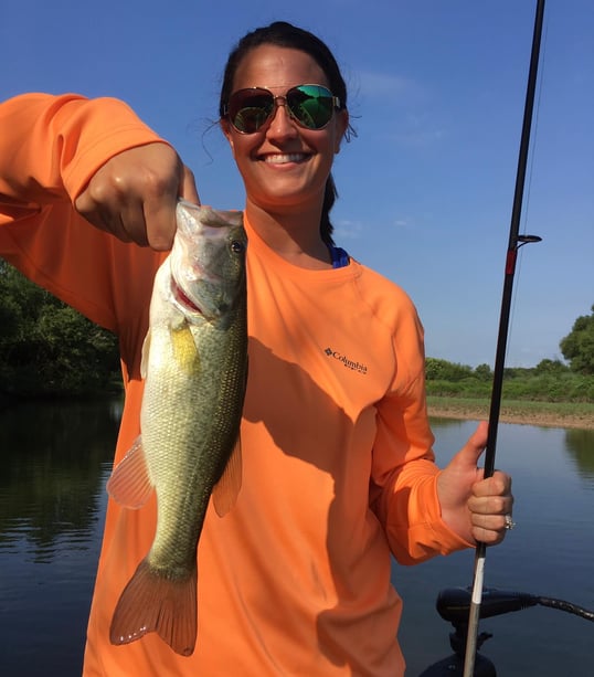 Holding Fish Vertical