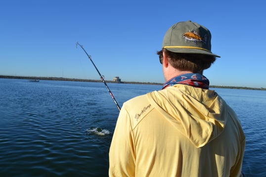 freshwater redfish on calaveras lake