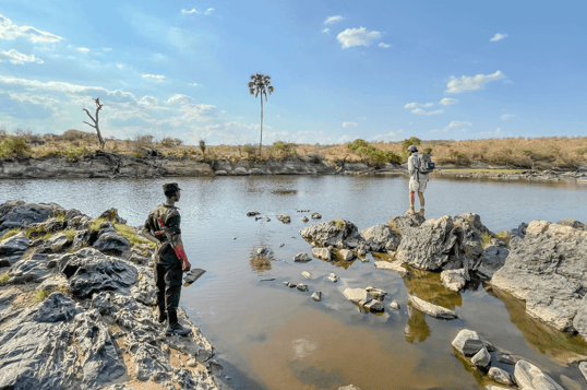 Fly fishing for tigerfish ruaha