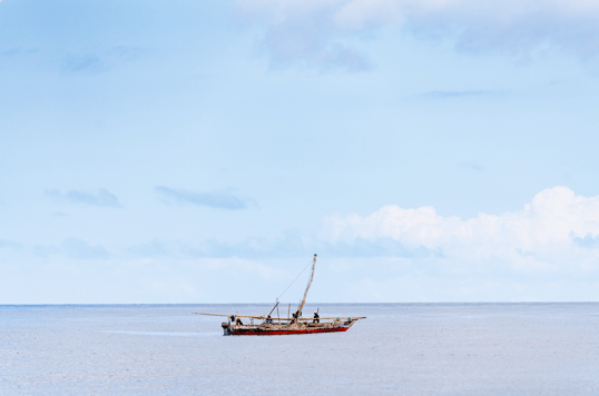 Wooden dhow tanzania