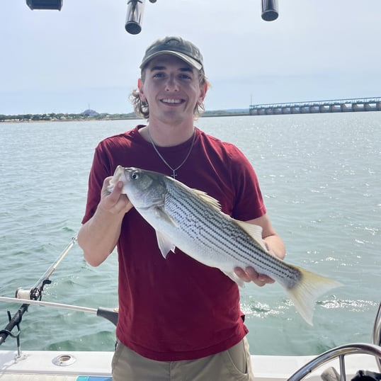 Joey Striper Fishing With Jackie