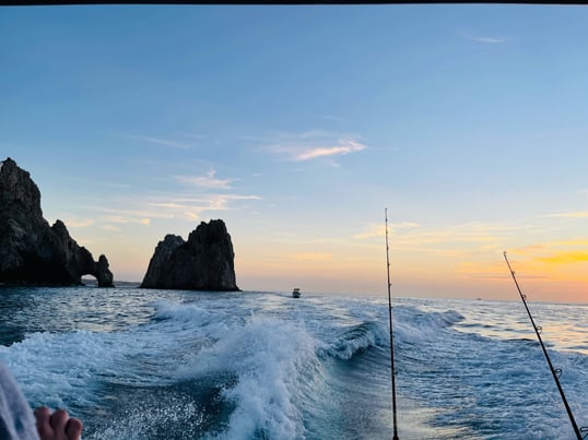 Boat Leaving Marina Cabo San Lucas