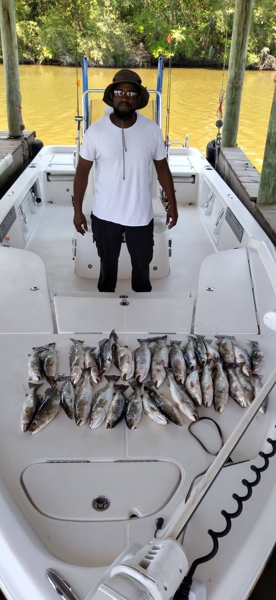 shell beach fishing trip