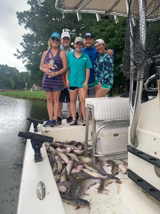 lake conroe fishing trip