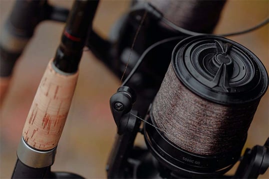 Fishing Rods Leaning On Pier